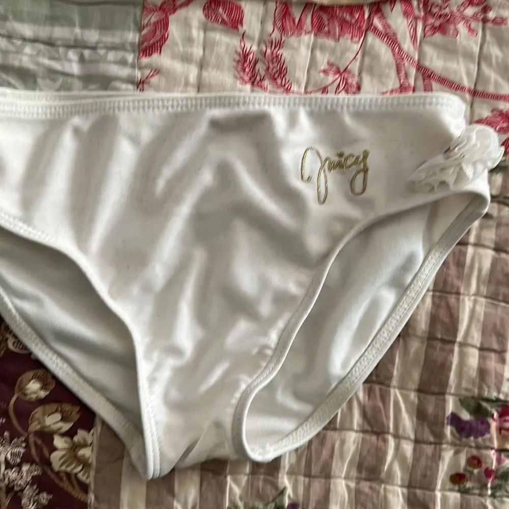 Juicy brand girls two-piece swimsuit.